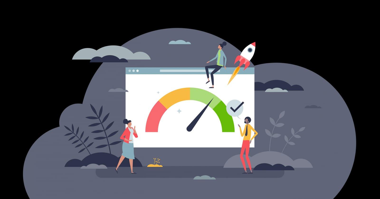 Server hosting infrastructure powering a fast website