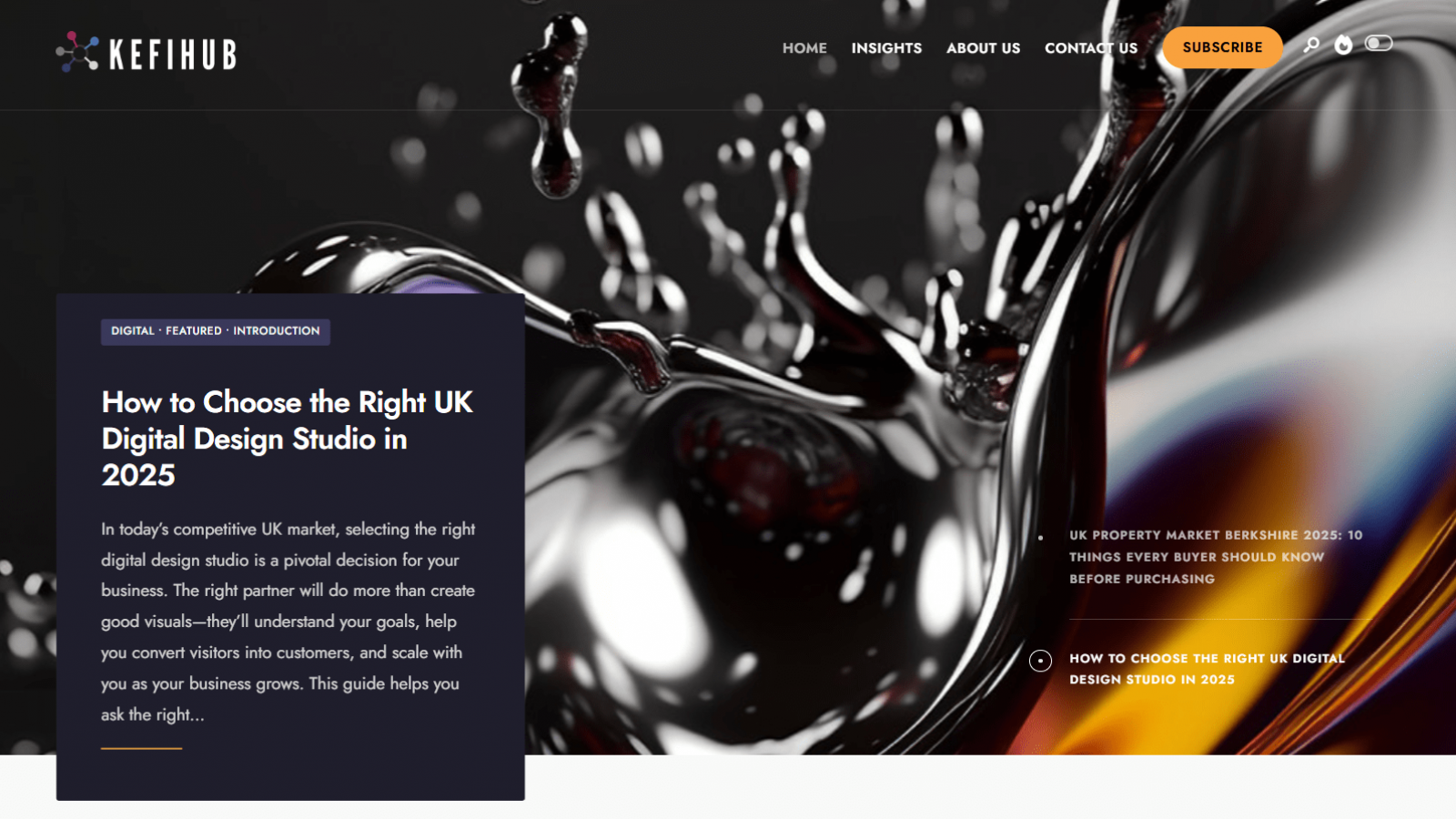 kefihub new topical site